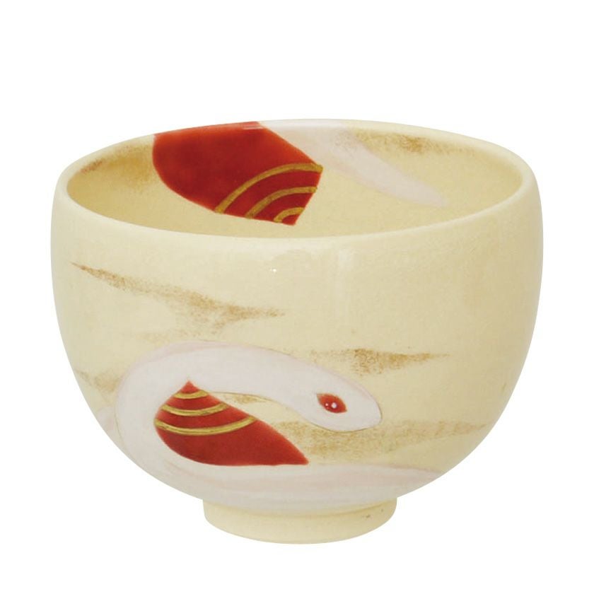 茶道具 抹茶茶碗（まっちゃちゃわん） 茶碗 色絵 巳宝珠 今岡 三四郎 干支 巳（み、蛇、へび） 抹茶茶碗は茶の湯文化である表千家・裏千家の茶道具や抹茶を専門に扱う千紀園（せんきえん）が通販で販売しています。茶会また初心者向けのお稽古用にご利用いただける抹茶碗です。贈り物・ギフトにも人気です。