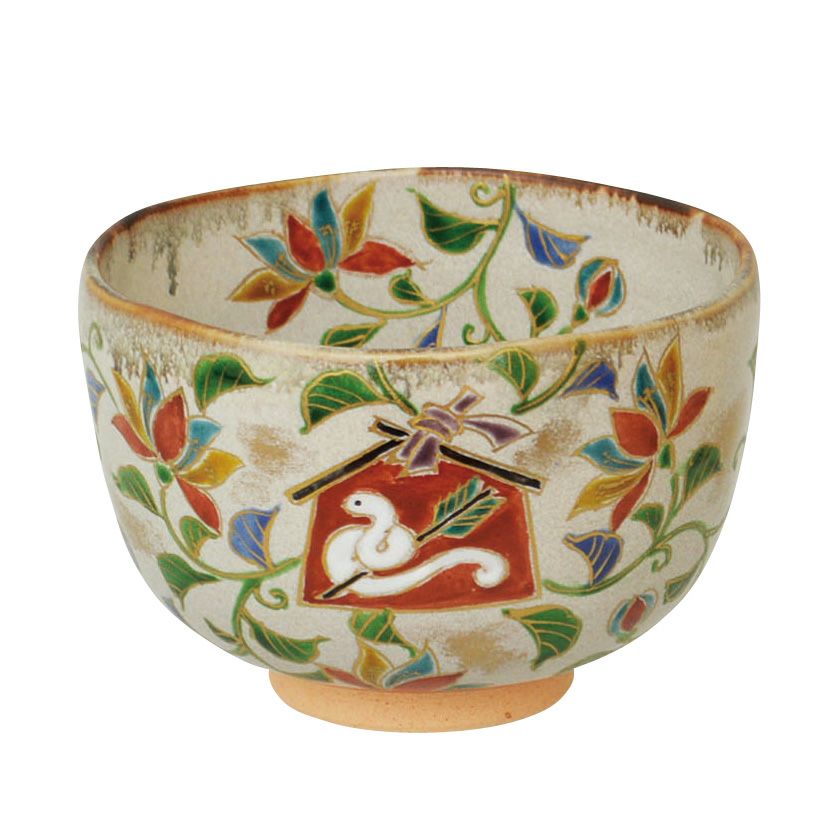 茶道具 抹茶茶碗（まっちゃちゃわん） 茶碗 乾山 唐花に干支（巳） 森下 秋彩 干支 巳（み、蛇、へび） 抹茶茶碗は茶の湯文化である表千家・裏千家の茶道具や抹茶を専門に扱う千紀園（せんきえん）が通販で販売しています。茶会また初心者向けのお稽古用にご利用いただける抹茶碗です。贈り物・ギフトにも人気です。