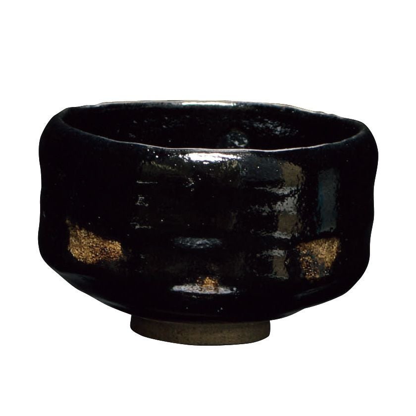 茶道具 楽茶碗（らくちゃわん） 茶碗 黒楽 銘「好日」 良實（りょうじつ）師御書付 松楽窯 抹茶茶碗は茶の湯文化である表千家・裏千家の茶道具や抹茶を専門に扱う千紀園（せんきえん）が通販で販売しています。茶会また初心者向けのお稽古用にご利用いただける抹茶碗です。贈り物・ギフトにも人気です。