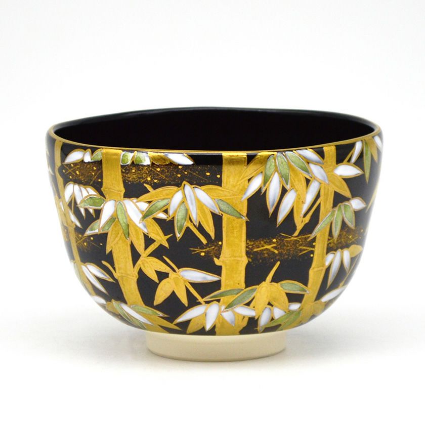 茶道具 抹茶茶碗（まっちゃちゃわん） 茶碗 黒釉 竹林 山岡 善高 抹茶茶碗は茶の湯文化である表千家・裏千家の茶道具や抹茶を専門に扱う千紀園（せんきえん）が通販で販売しています。茶会また初心者向けのお稽古用にご利用いただける抹茶碗です。贈り物・ギフトにも人気です。