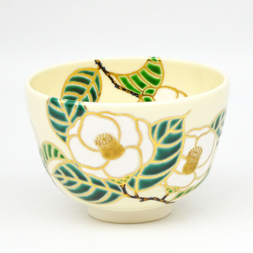 茶道具 抹茶茶碗（まっちゃちゃわん） 茶碗 仁清 白玉椿 田中 万祥 抹茶茶碗は茶の湯文化である表千家・裏千家の茶道具や抹茶を専門に扱う千紀園（せんきえん）が通販で販売しています。茶会また初心者向けのお稽古用にご利用いただける抹茶碗です。贈り物・ギフトにも人気です。