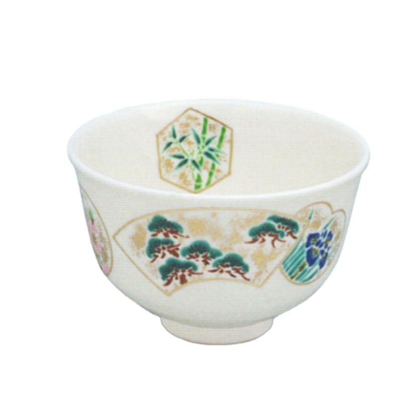 茶道具 抹茶茶碗（まっちゃちゃわん） 色絵 五節句 茶碗 田中 方円 抹茶茶碗は茶の湯文化である表千家・裏千家の茶道具や抹茶を専門に扱う千紀園（せんきえん）が通販で販売しています。茶会また初心者向けのお稽古用にご利用いただける抹茶碗です。贈り物・ギフトにも人気です。