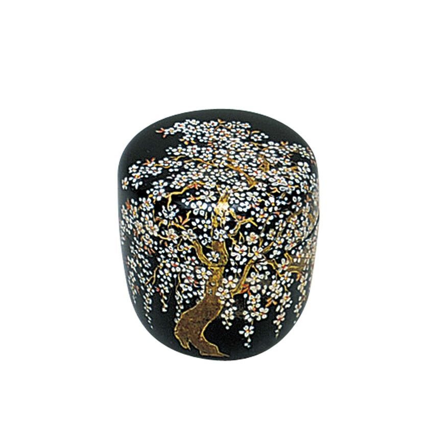 茶道具 薄茶器（うすちゃき） 中棗 枝垂桜蒔絵 佐々木 麗峰 | 千年の