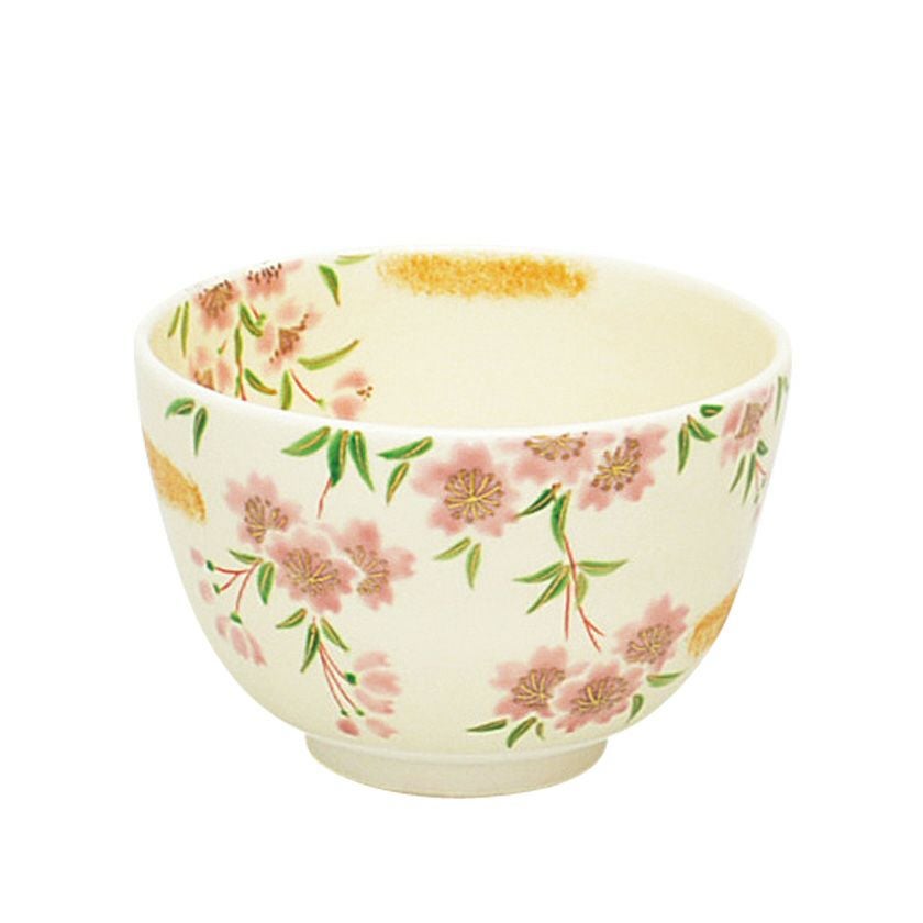 茶道具 抹茶茶碗（まっちゃちゃわん） 茶碗 色絵 桜絵 加藤 起楽 抹茶茶碗は茶の湯文化である表千家・裏千家の茶道具や抹茶を専門に扱う千紀園（せんきえん）が通販で販売しています。茶会また初心者向けのお稽古用にご利用いただける抹茶碗です。贈り物・ギフトにも人気です。