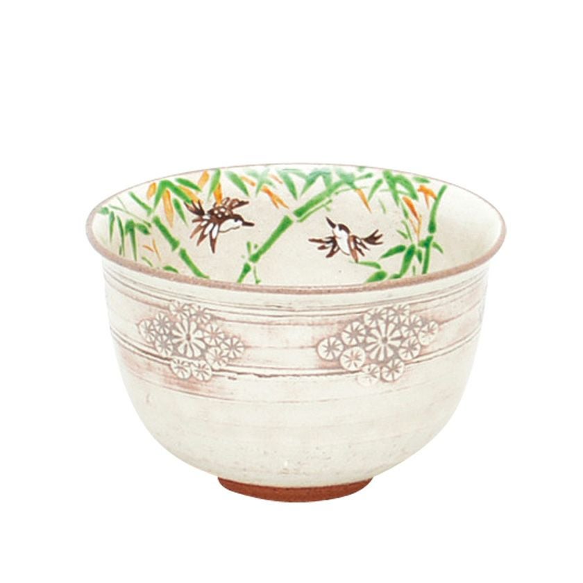 茶道具 抹茶茶碗（まっちゃちゃわん） 茶碗 彫三嶋 竹林に雀 加藤 永山 抹茶茶碗は茶の湯文化である表千家・裏千家の茶道具や抹茶を専門に扱う千紀園（せんきえん）が通販で販売しています。茶会また初心者向けのお稽古用にご利用いただける抹茶碗です。贈り物・ギフトにも人気です。