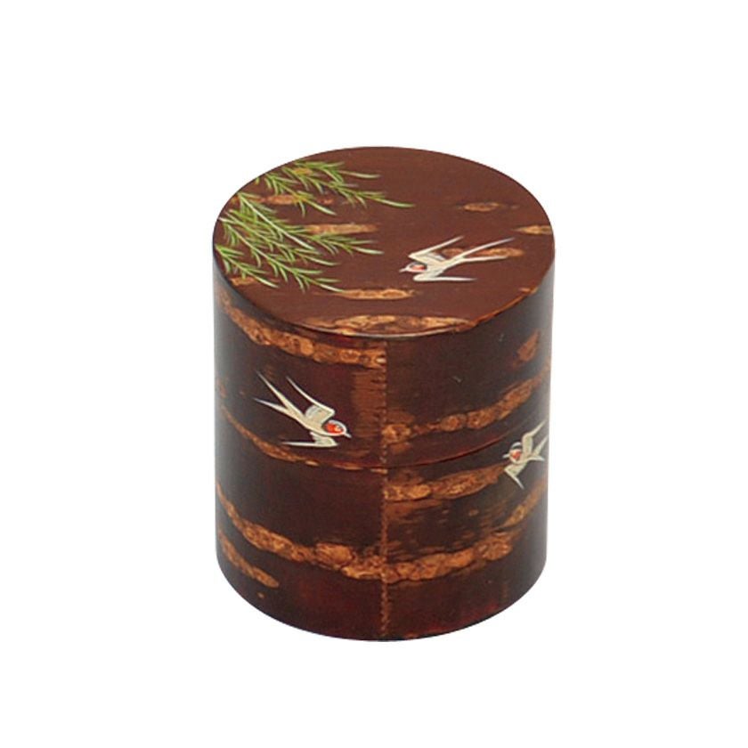 古い中国茶器　5匹の猿と切り株 茶道具 茶器（ちゃき） 桜木地中次 柳に燕蒔絵 佐々木 麗峰 | 千年の