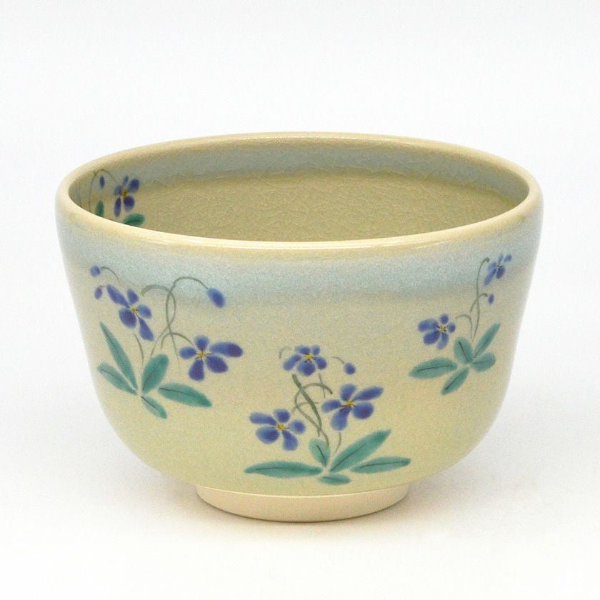 茶道具 抹茶茶碗（まっちゃちゃわん） 茶碗 青磁釉 すみれ 中村 与平