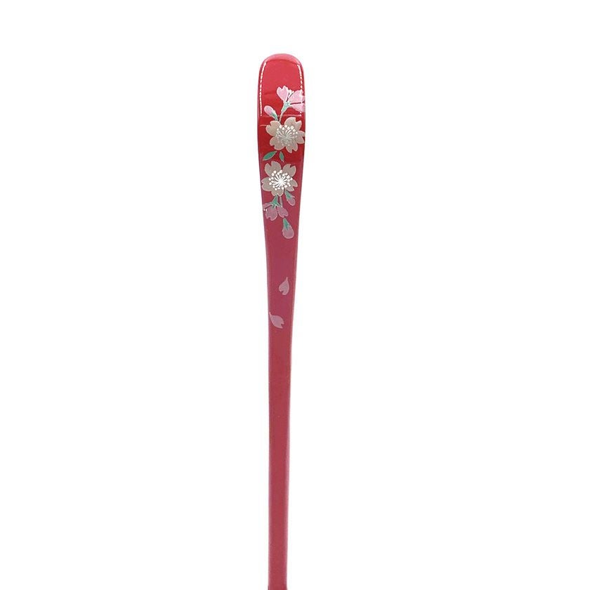 茶道具 茶杓（ちゃしゃく） 茶杓 朱塗 桜蒔絵 | 千年の香り 千紀園