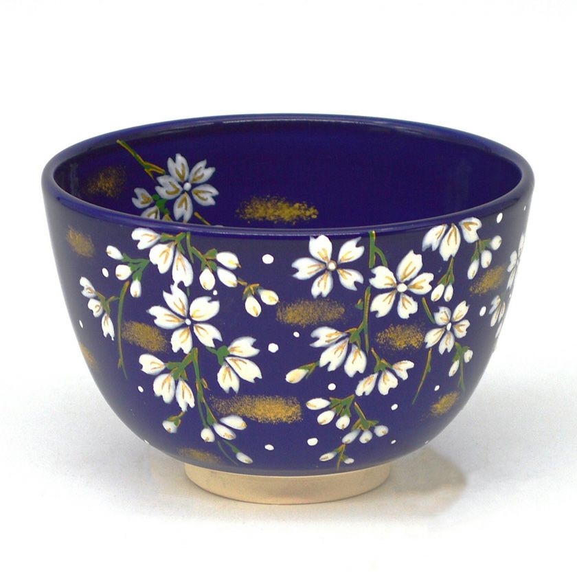 茶道具 抹茶茶碗（まっちゃちゃわん） 茶碗 瑠璃釉 桜 今岡 都 抹茶茶碗は茶の湯文化である表千家・裏千家の茶道具や抹茶を専門に扱う千紀園（せんきえん）が通販で販売しています。茶会また初心者向けのお稽古用にご利用いただける抹茶碗です。贈り物・ギフトにも人気です。