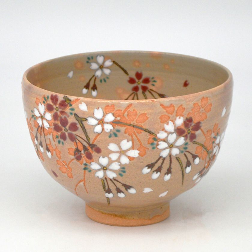 茶道の茶碗 茶道具 抹茶茶碗（まっちゃちゃわん） 茶碗 乾山 桜 巌窯 | 千年の香り