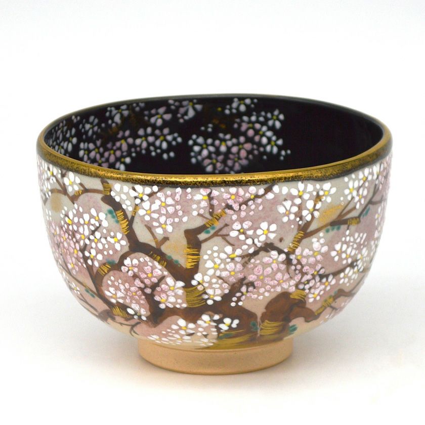 茶道具 抹茶茶碗（まっちゃちゃわん） 茶碗 乾山 内黒 醍醐桜 壱休窯 抹茶茶碗は茶の湯文化である表千家・裏千家の茶道具や抹茶を専門に扱う千紀園（せんきえん）が通販で販売しています。茶会また初心者向けのお稽古用にご利用いただける抹茶碗です。贈り物・ギフトにも人気です。