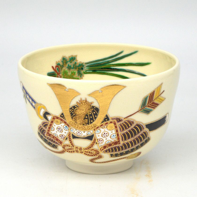 茶道具 抹茶茶碗（まっちゃちゃわん） 茶碗 仁清 兜 田中 万祥 端午の 