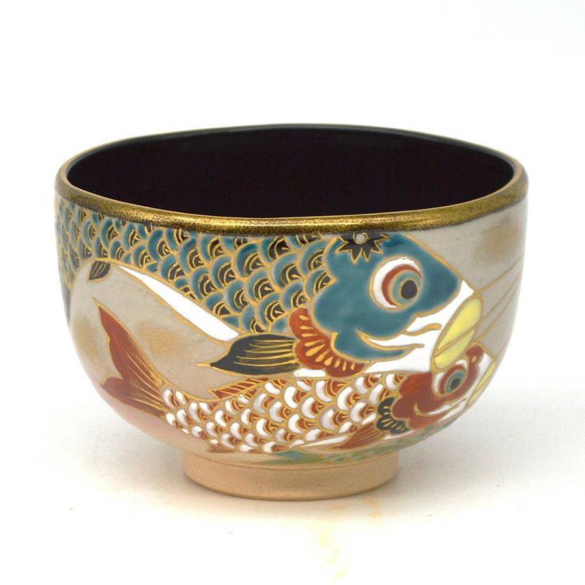 茶道具 抹茶茶碗（まっちゃちゃわん） 茶碗 乾山 鯉幟（鯉のぼり） 壱休窯 端午の節句 こどもの日 抹茶茶碗は茶の湯文化である表千家・裏千家の茶道具や抹茶を専門に扱う千紀園（せんきえん）が通販で販売しています。茶会また初心者向けのお稽古用にご利用いただける抹茶碗です。贈り物・ギフトにも人気です。