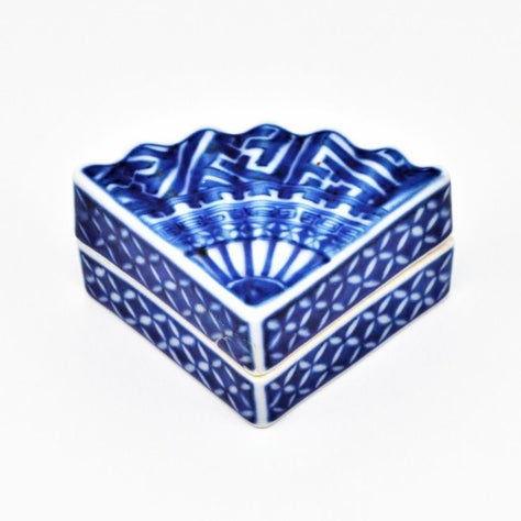 茶道具 香合（こうごう） 香合 祥瑞 摺扇 景徳鎮 王懐英 | 千年の香り 