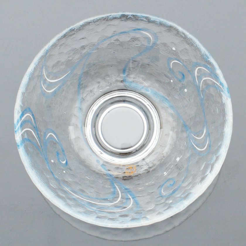 茶道具 平茶碗（ひらちゃわん） ガラス平茶碗 水面 【耐熱】 小手鞠窯 抹茶茶碗は茶の湯文化である表千家・裏千家の茶道具や抹茶を専門に扱う千紀園（せんきえん）が通販で販売しています。茶会また初心者向けのお稽古用にご利用いただける抹茶碗です。贈り物・ギフトにも人気です。