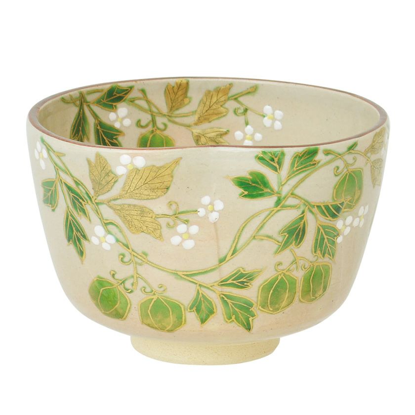 茶道具 抹茶茶碗（まっちゃちゃわん） 茶碗 乾山 風船かずら 森下 秋彩 抹茶茶碗は茶の湯文化である表千家・裏千家の茶道具や抹茶を専門に扱う千紀園（せんきえん）が通販で販売しています。茶会また初心者向けのお稽古用にご利用いただける抹茶碗です。贈り物・ギフトにも人気です。