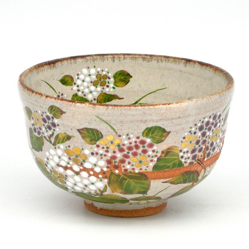 茶道具 抹茶茶碗（まっちゃちゃわん） 茶碗 灰釉 紫陽花 中村 良二 抹茶茶碗は茶の湯文化である表千家・裏千家の茶道具や抹茶を専門に扱う千紀園（せんきえん）が通販で販売しています。茶会また初心者向けのお稽古用にご利用いただける抹茶碗です。贈り物・ギフトにも人気です。