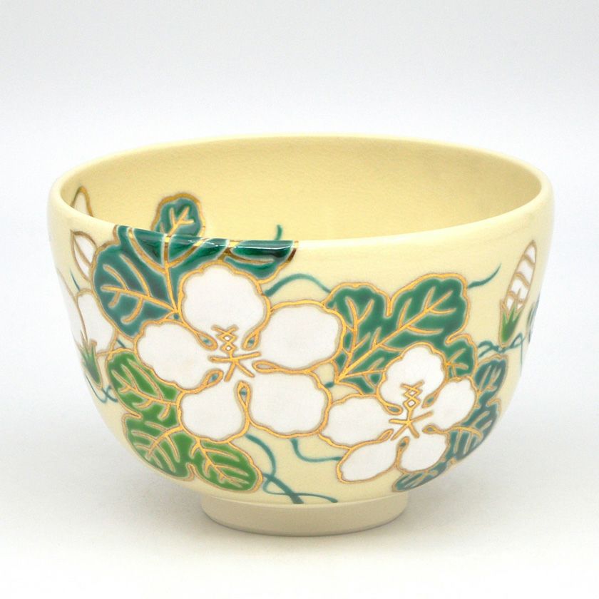 茶道具 抹茶茶碗（まっちゃちゃわん） 茶碗 仁清写 夕顔 田中 万祥 抹茶茶碗は茶の湯文化である表千家・裏千家の茶道具や抹茶を専門に扱う千紀園（せんきえん）が通販で販売しています。茶会また初心者向けのお稽古用にご利用いただける抹茶碗です。贈り物・ギフトにも人気です。