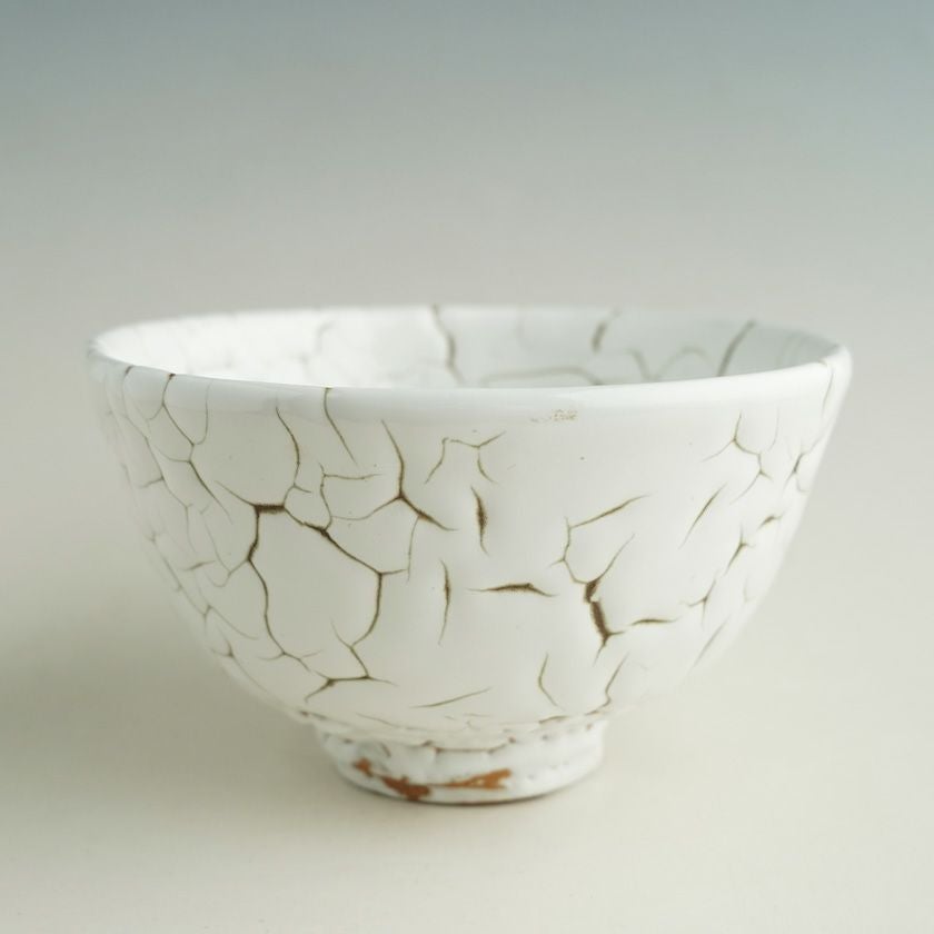 乾漆抹茶椀梅花紋 茶道具 抹茶茶碗（まっちゃちゃわん） 龍爪梅花皮 抹茶碗 光（ひかり