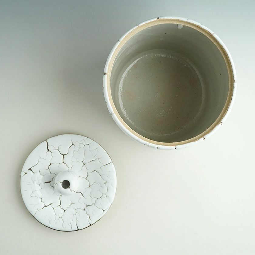 茶道具 水指（水差・みずさし） 龍爪梅花皮 水差し 流 (りゅう) 日ノ出