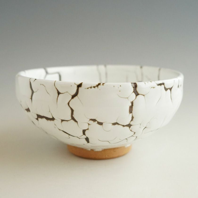 茶道具 抹茶茶碗（まっちゃちゃわん） 龍爪梅花皮 抹茶碗 閑（かん） 日ノ出窯 岩崎政雄 抹茶茶碗は茶の湯文化である表千家・裏千家の茶道具や抹茶を専門に扱う千紀園（せんきえん）が通販で販売しています。茶会また初心者向けのお稽古用にご利用いただける抹茶碗です。贈り物・ギフトにも人気です。