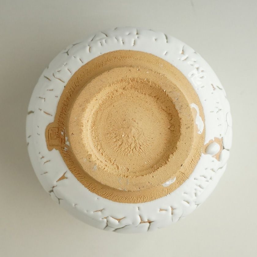 妻の作った　国木田独歩の抹茶茶碗　夜のテトラポッドと月光の鉢　回文 茶道具 抹茶茶碗（まっちゃちゃわん） 龍爪梅花皮 抹茶碗 寿（ことぶき