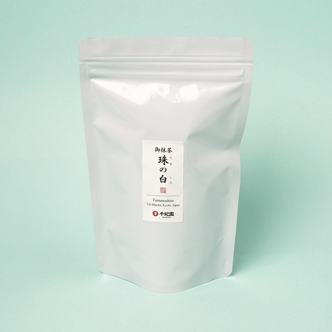 宇治御抹茶『珠の白』たまのしろ 500g袋 | 千年の香り 千紀園