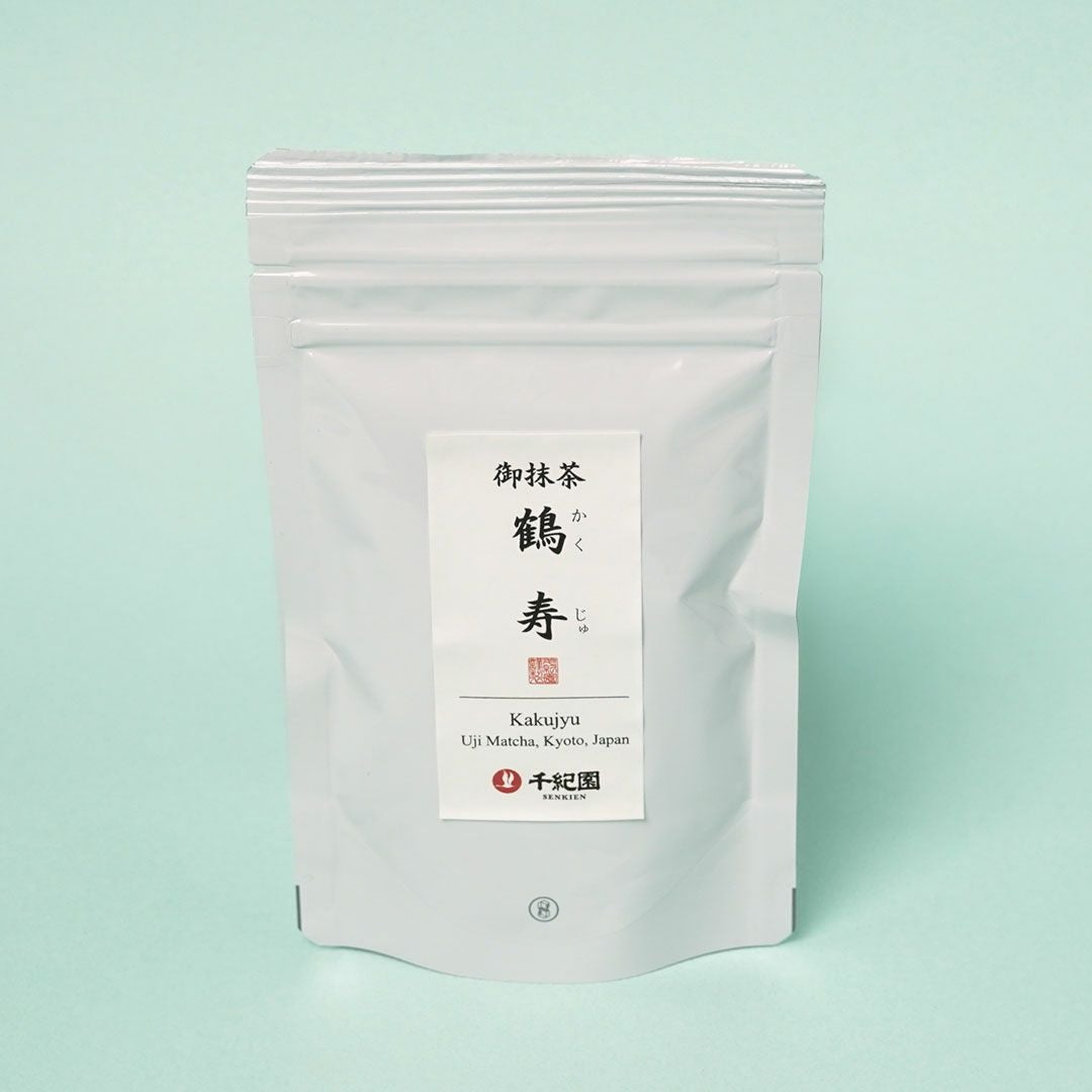 宇治御抹茶『鶴寿』かくじゅ 40g袋 | 千年の香り 千紀園
