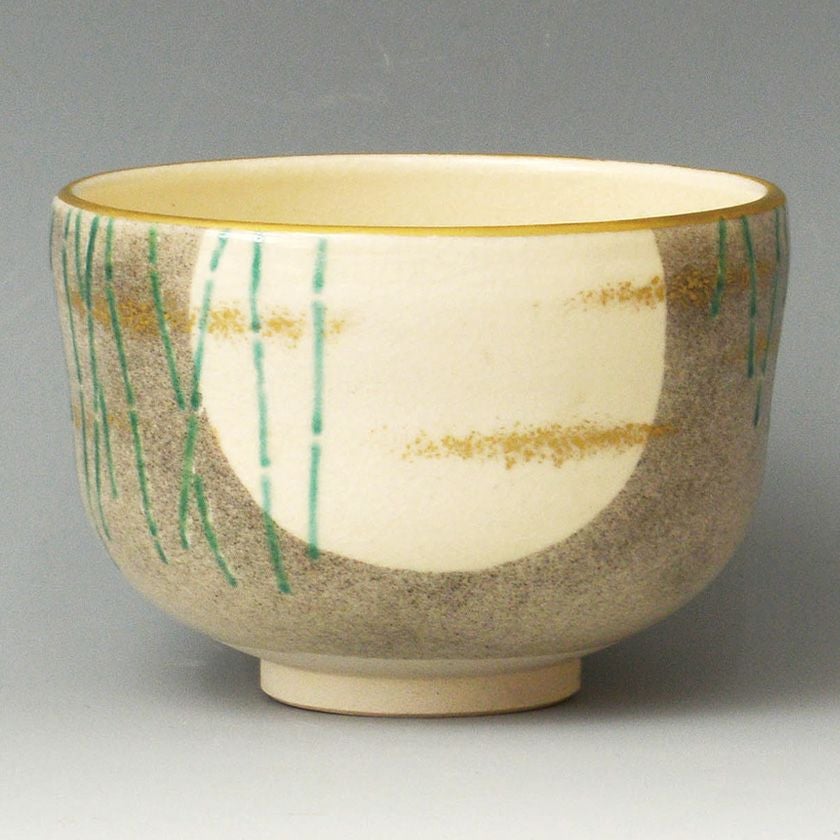 茶道具 抹茶茶碗（まっちゃちゃわん） 茶碗 仁清 月明り 通次 阿山 歌会始 勅題 御題「明」 抹茶茶碗は茶の湯文化である表千家・裏千家の茶道具や抹茶を専門に扱う千紀園（せんきえん）が通販で販売しています。茶会また初心者向けのお稽古用にご利用いただける抹茶碗です。贈り物・ギフトにも人気です。