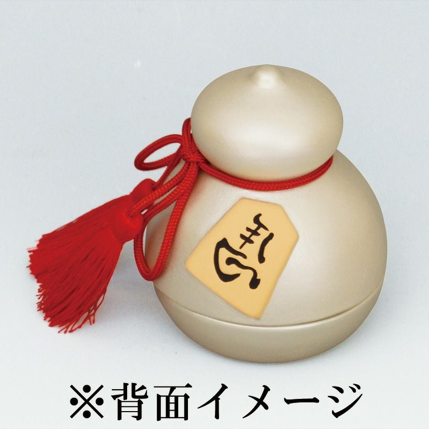 茶道具 香合（こうごう） 香合 瓢箪から駒 清水 喜翔 銀・金から色をお 