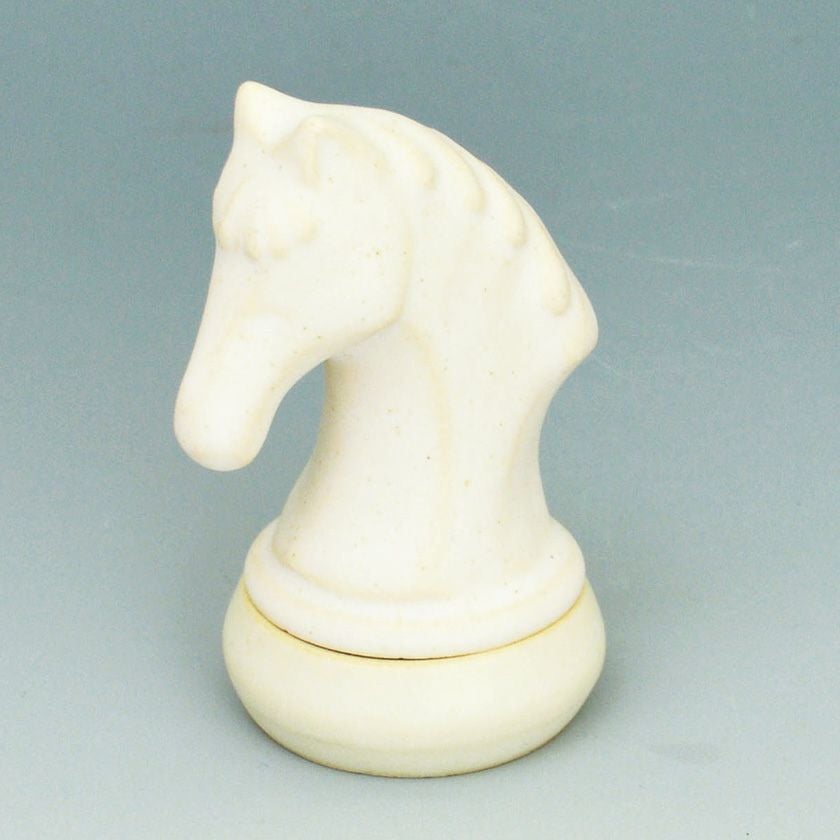茶道具 香合（こうごう） 香合 チェス駒（白） 今岡 三四郎 干支 午