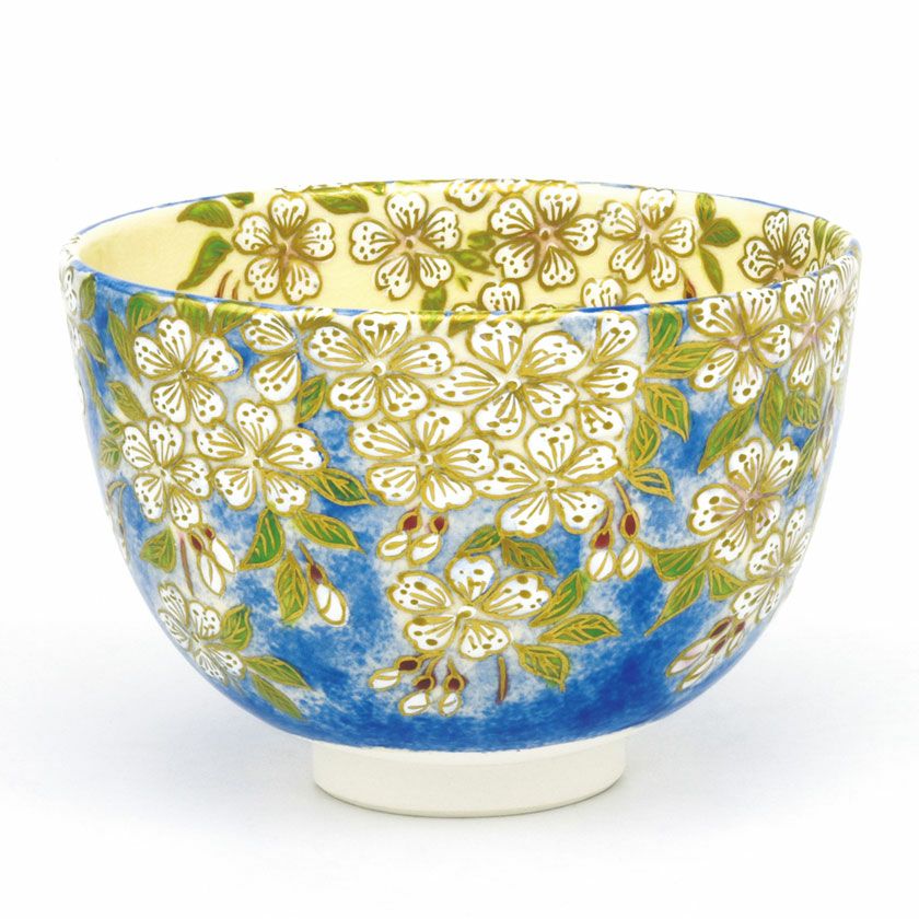 茶道具 抹茶茶碗（まっちゃちゃわん） 茶碗 花明り 清閑寺窯 歌会始 勅題 御題「明」 抹茶茶碗は茶の湯文化である表千家・裏千家の茶道具や抹茶を専門に扱う千紀園（せんきえん）が通販で販売しています。茶会また初心者向けのお稽古用にご利用いただける抹茶碗です。贈り物・ギフトにも人気です。