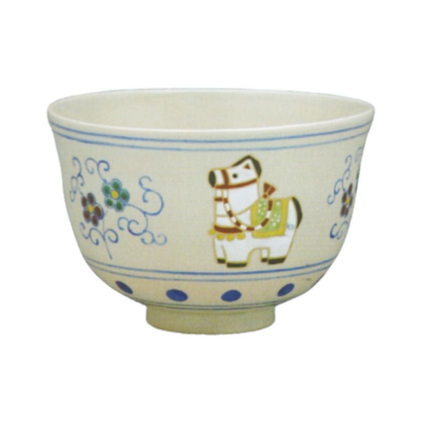 茶道具 抹茶茶碗（まっちゃちゃわん） 安南 梅唐草 午 茶碗 橋本 永豊 干支 午（うま、馬） 抹茶茶碗は茶の湯文化である表千家・裏千家の茶道具や抹茶を専門に扱う千紀園（せんきえん）が通販で販売しています。茶会また初心者向けのお稽古用にご利用いただける抹茶碗です。贈り物・ギフトにも人気です。