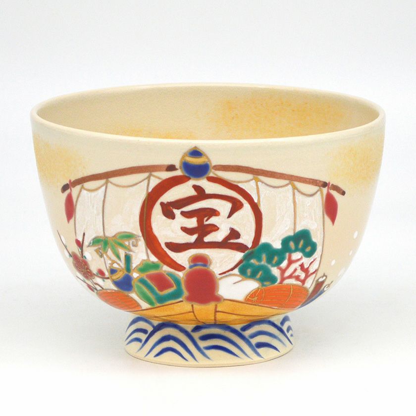 茶道具 抹茶茶碗（まっちゃちゃわん） 茶碗 御本 宝船 水出 宋絢