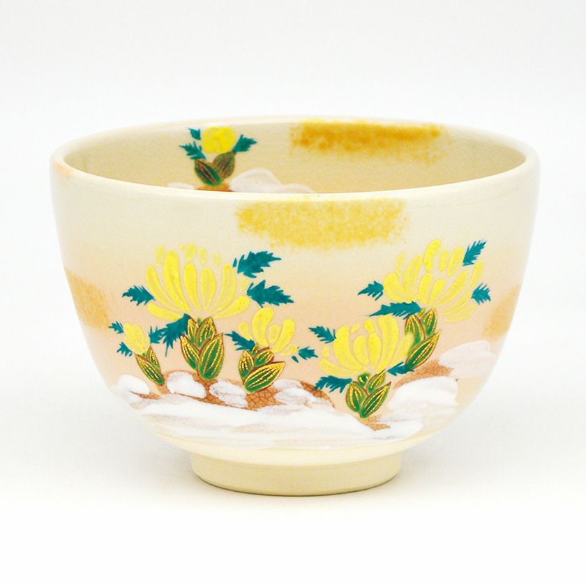 茶道具 抹茶茶碗（まっちゃちゃわん） 茶碗 御本 福寿草 加藤 永真