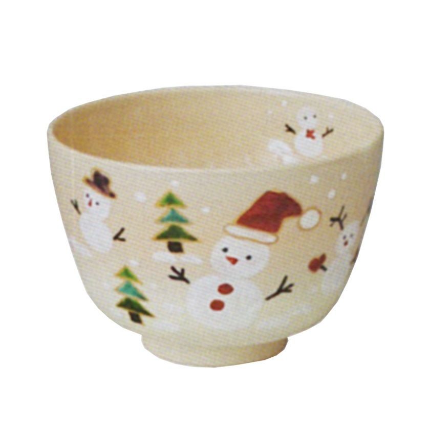 茶道具 抹茶茶碗（まっちゃちゃわん） 茶碗 色絵 雪だるま 八木 海峰 クリスマス Xmas Christmas 聖誕節 抹茶茶碗は茶の湯文化である表千家・裏千家の茶道具や抹茶を専門に扱う千紀園（せんきえん）が通販で販売しています。茶会また初心者向けのお稽古用にご利用いただける抹茶碗です。贈り物・ギフトにも人気です。