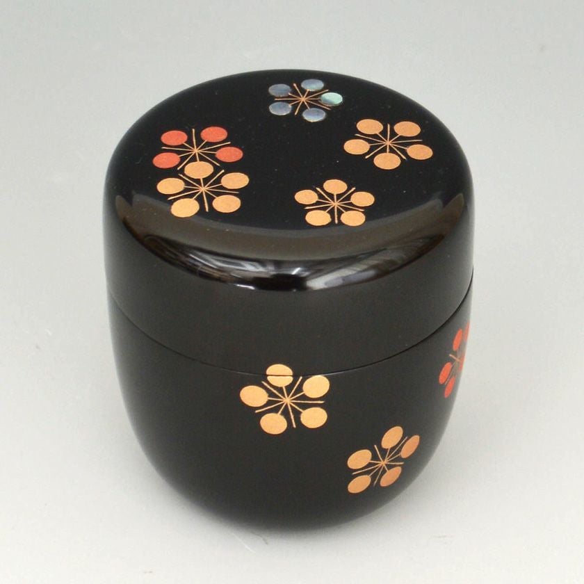 茶道具　器　利休梅 茶道具 薄茶器（うすちゃき） 中棗 利休梅蒔絵 今井 千鶴