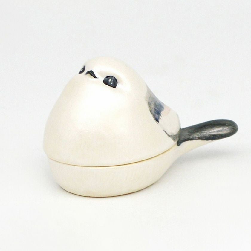 茶道具 香合（こうごう） 香合 シマエナガ 今岡 三四郎