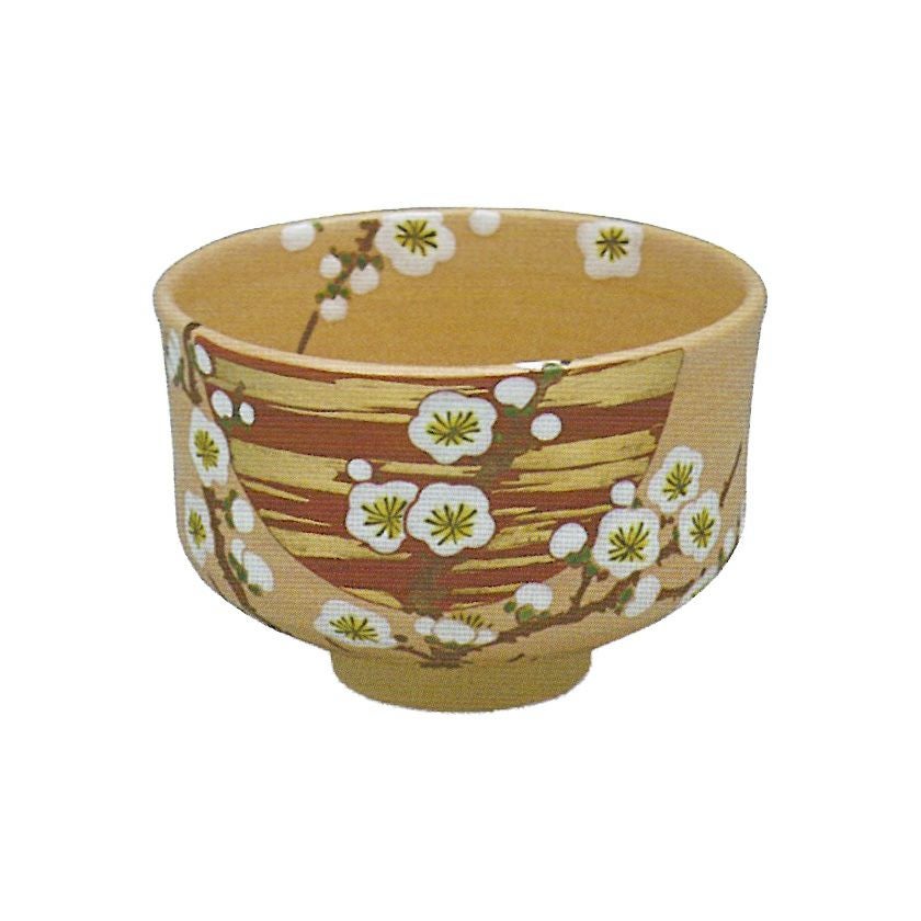 茶道具 抹茶茶碗（まっちゃちゃわん） 色絵 梅月 茶碗 田中 方円 歌会始 勅題 御題「明」 抹茶茶碗は茶の湯文化である表千家・裏千家の茶道具や抹茶を専門に扱う千紀園（せんきえん）が通販で販売しています。茶会また初心者向けのお稽古用にご利用いただける抹茶碗です。贈り物・ギフトにも人気です。