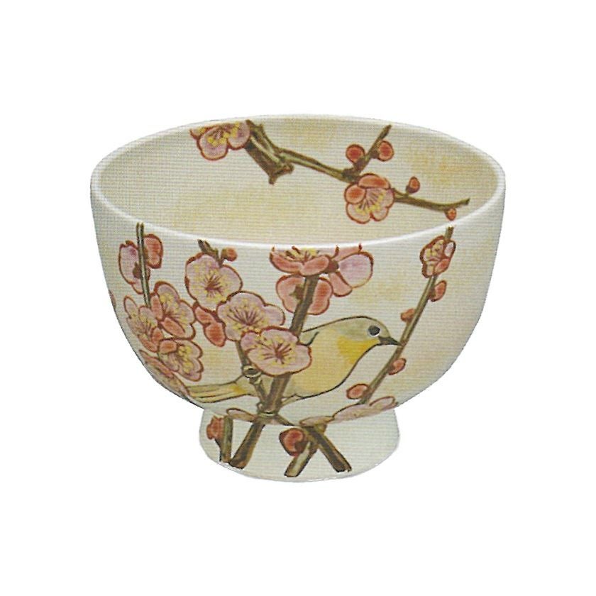 茶道具 抹茶茶碗（まっちゃちゃわん） 梅ニ鶯 茶碗 加藤 八佳 抹茶茶碗は茶の湯文化である表千家・裏千家の茶道具や抹茶を専門に扱う千紀園（せんきえん）が通販で販売しています。茶会また初心者向けのお稽古用にご利用いただける抹茶碗です。贈り物・ギフトにも人気です。
