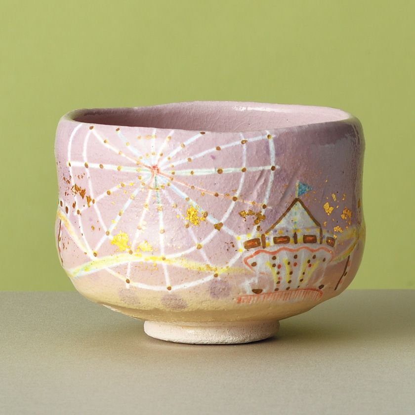 茶道具 抹茶茶碗（まっちゃちゃわん） 季節茶碗 スイートドリーム 吉村 楽入 抹茶茶碗は茶の湯文化である表千家・裏千家の茶道具や抹茶を専門に扱う千紀園（せんきえん）が通販で販売しています。茶会また初心者向けのお稽古用にご利用いただける抹茶碗です。贈り物・ギフトにも人気です。