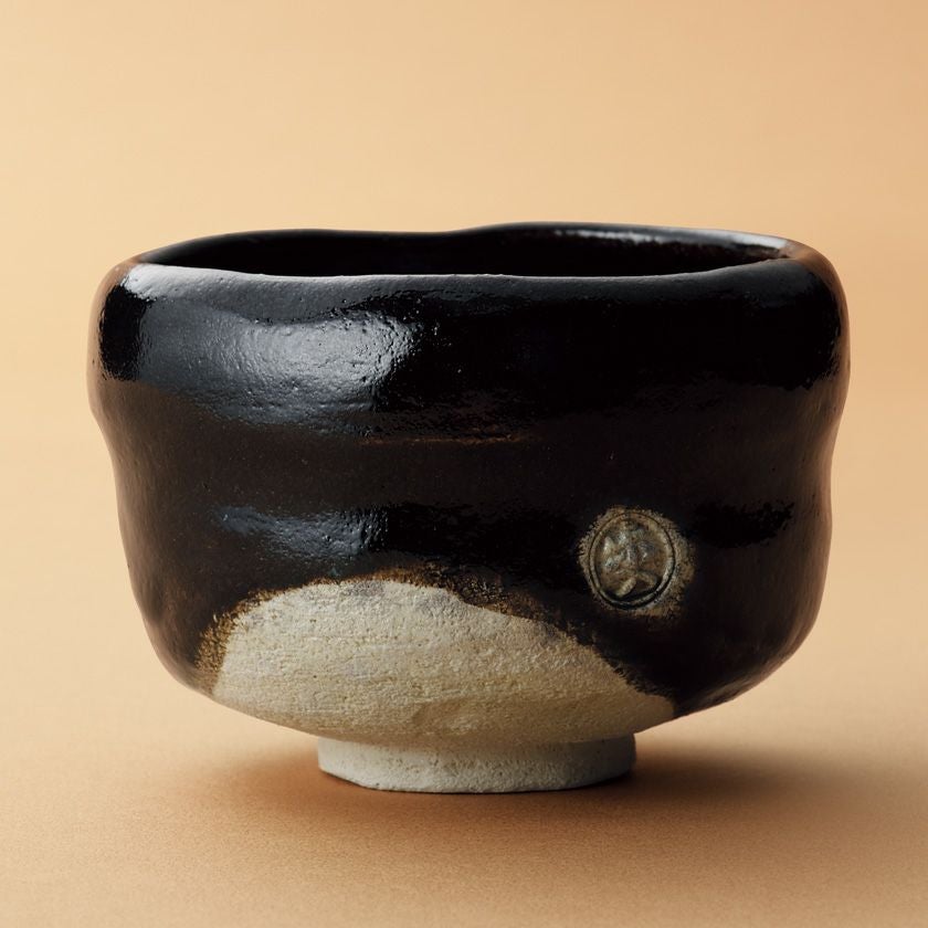 茶碗　妙喜庵　黒楽茶碗　茶道具 茶道具 楽茶碗（らくちゃわん） 茶碗 黒楽 慶入 入舟写 吉村 楽入