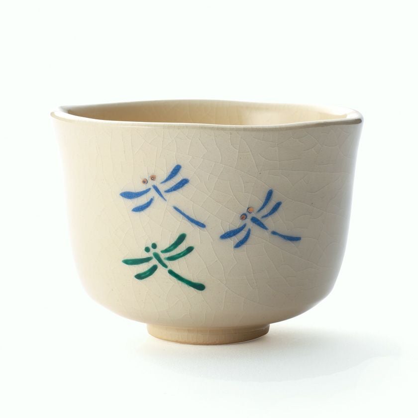 茶道具 抹茶茶碗（まっちゃちゃわん） 万能碗 蜻蛉 楽入窯 抹茶茶碗は茶の湯文化である表千家・裏千家の茶道具や抹茶を専門に扱う千紀園（せんきえん）が通販で販売しています。茶会また初心者向けのお稽古用にご利用いただける抹茶碗です。贈り物・ギフトにも人気です。