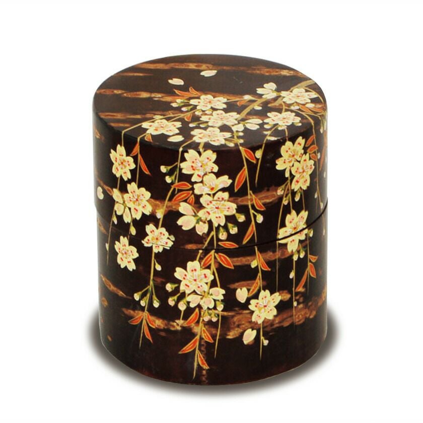 茶道具 茶器（ちゃき） 桜木地中次 枝垂桜蒔絵 佐々木 麗峰 | 千年の