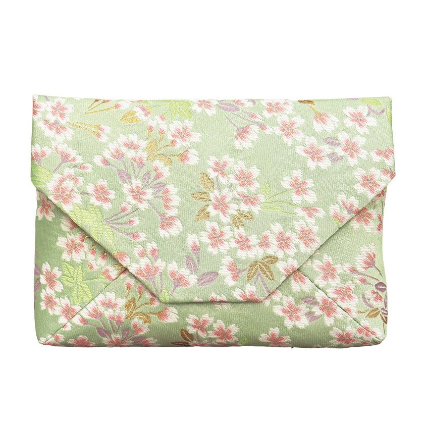茶道具 数奇屋袋（すきやぶくろ） 数寄屋袋 若草桜（交織） スキヤ袋