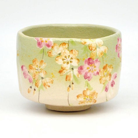 茶道具 抹茶茶碗（まっちゃちゃわん） 茶碗 枝垂桜 吉村 楽入