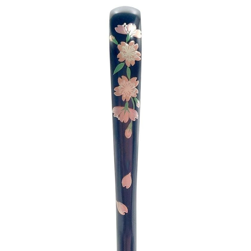 茶道具 茶杓（ちゃしゃく） 茶杓 黒塗 煤竹 銀桜