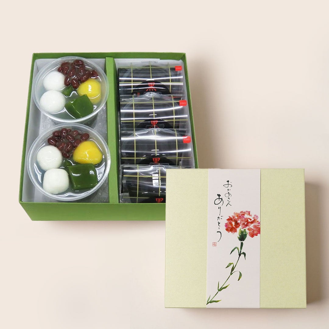 千紀園（せんきえん）の老舗茶舗のひやひやスイーツセット 2種6個