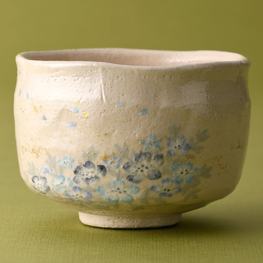 茶道具 抹茶茶碗（まっちゃちゃわん） 季節茶碗 ネモフィラ 吉村 楽入