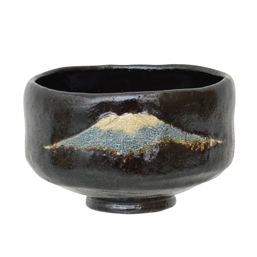 茶道具 楽茶碗（らくちゃわん） 茶碗 黒楽 初夢 松楽窯